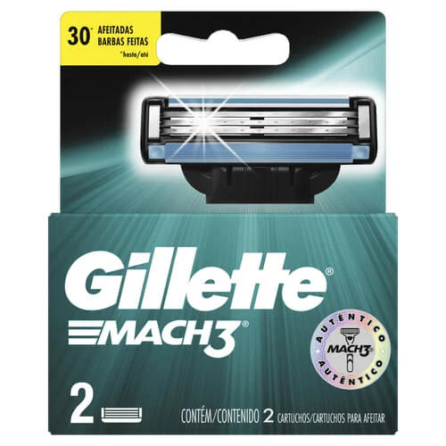Repuesto De Gillette Mach3 2 Unidades