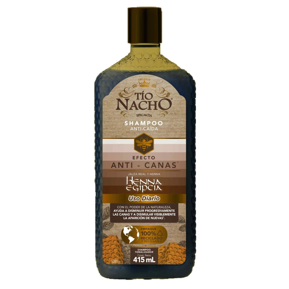 Shampoo Tío Nacho, Anti-canas - 415 ml