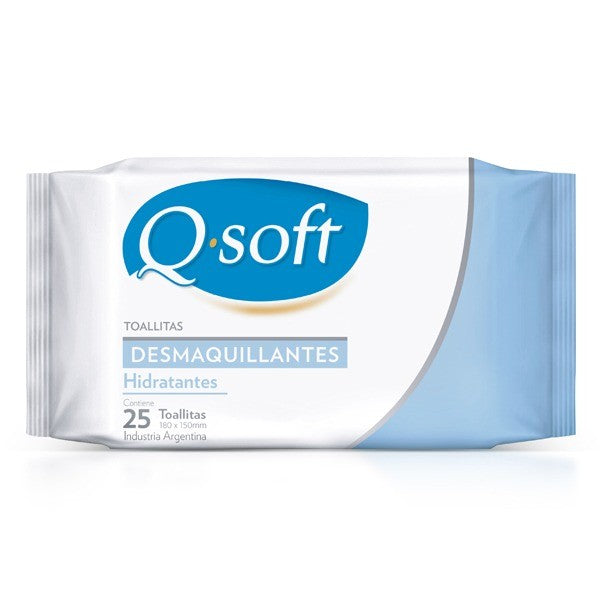 Toallas Desmaquillantes Qsoft - 25 Unidades