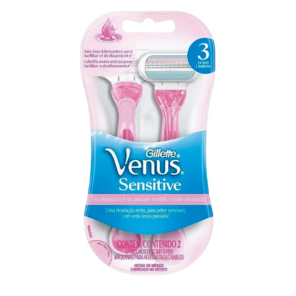 Afeitadora Desechable Gillette Venus Sensitive 2 Unidades