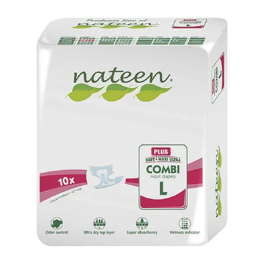 Pañales para adulto NATEEN Talle G x 10 unidades.