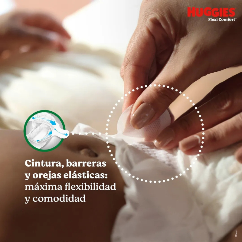 Pañales Huggies Flexi Confort M 22 unidades