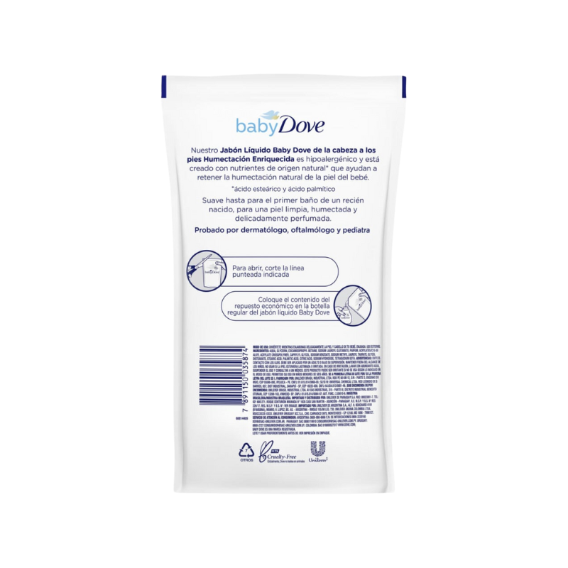 Repuesto Jabón Líquido Baby Dove