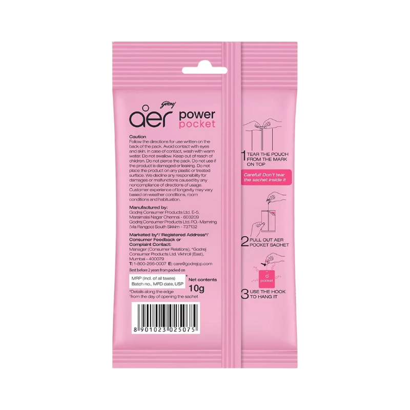 Aer power pocket Rosa x unidad