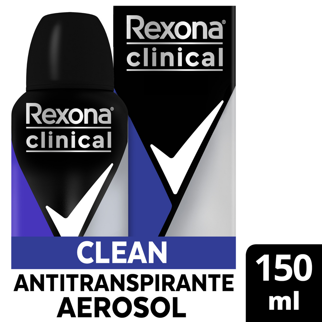 Desodorante Rexona Clinical Men Clean 150ml
