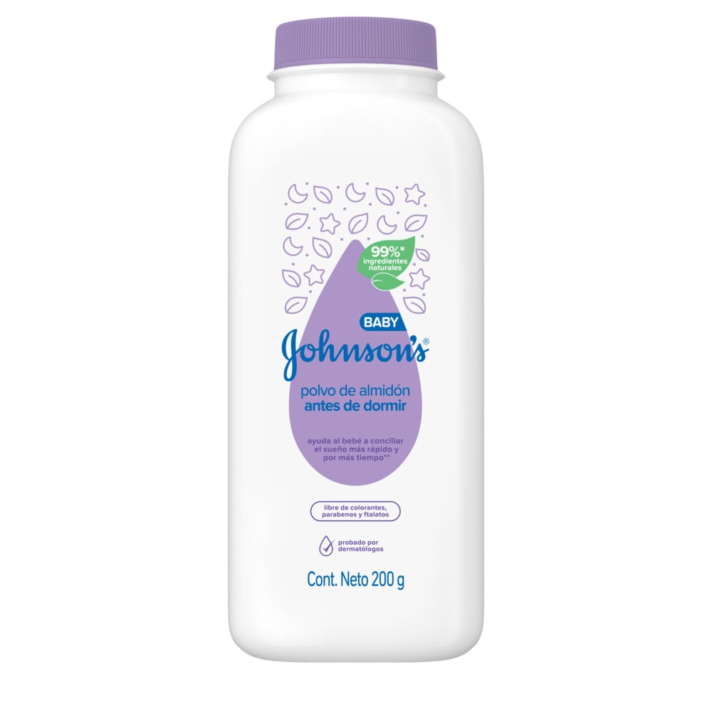 Talco Johnson Baby Almidon Antes de Dormir 200 g