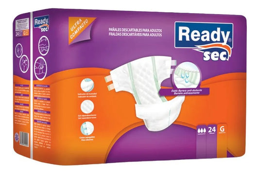 Pañales para Adultos ReadySec  G - 24 Unidades