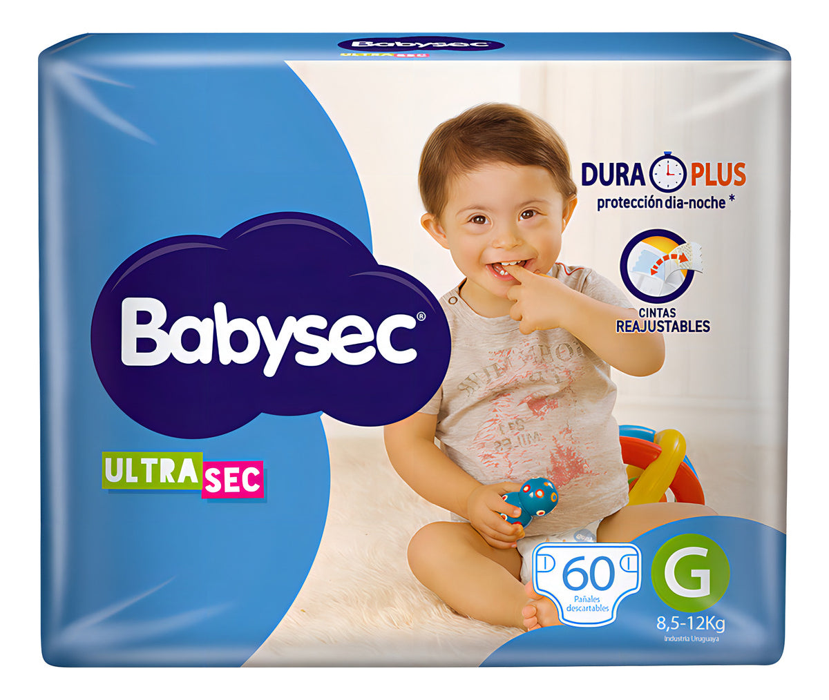 Pañales BabySec Ultra G - 60 unidades