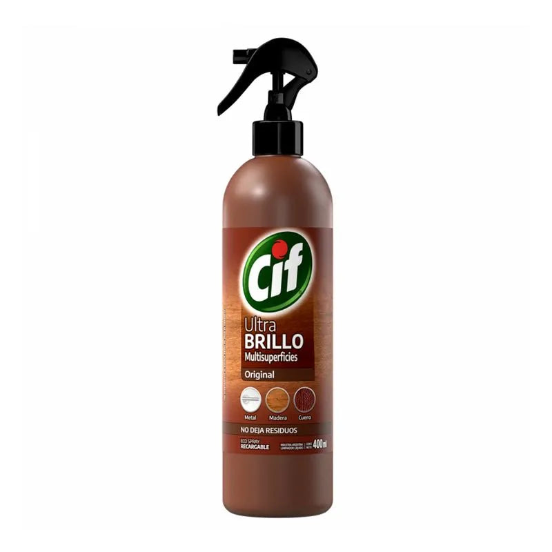 Lustramuebles Cif Ultra Brillo Gatillo 400ml