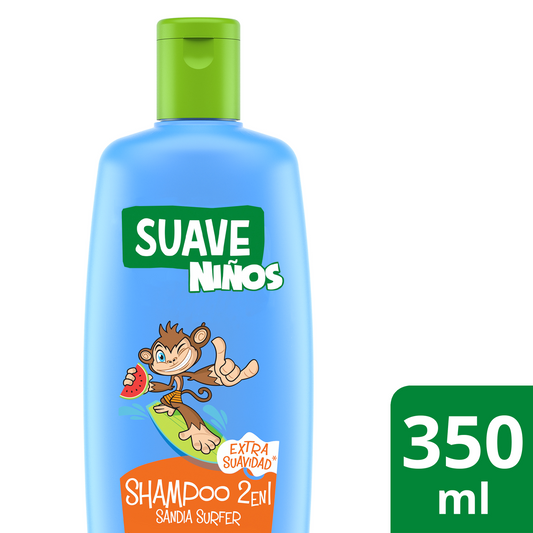 Shampoo 2 en 1 Suave Sandia Surfer 350ml