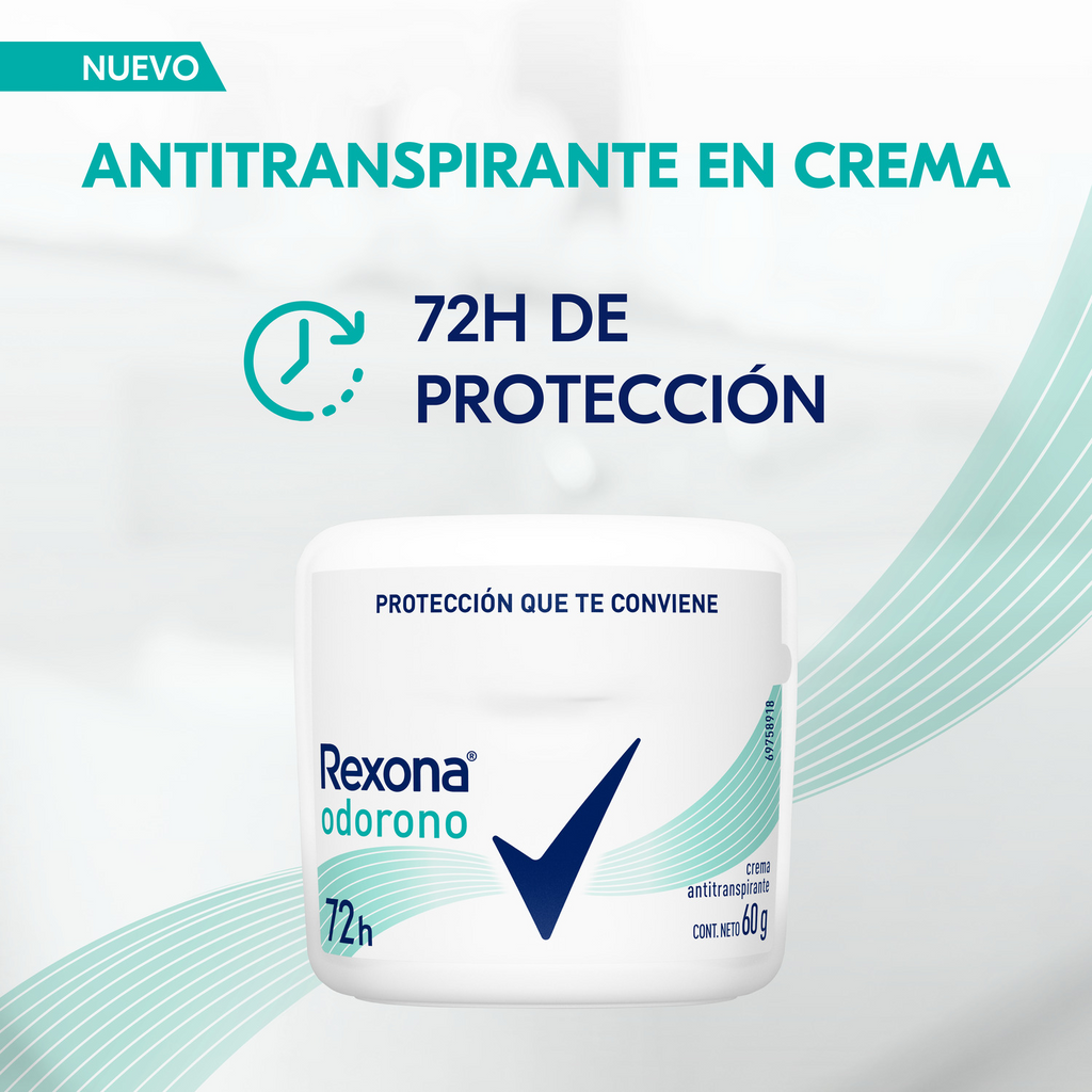 Desodorante en Crema Rexona Odorno 60g