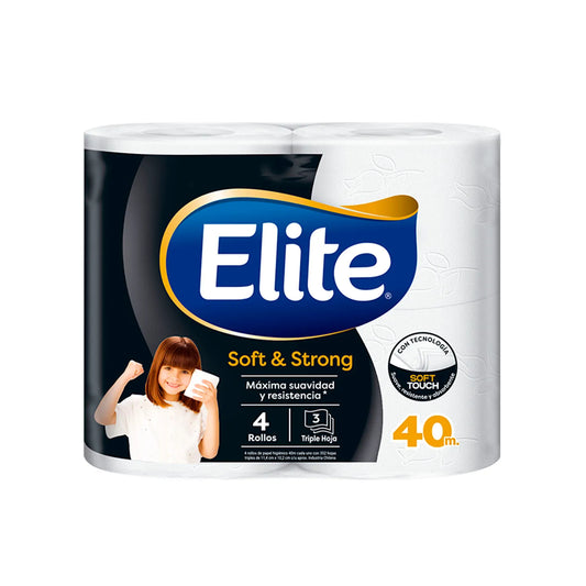 Papel Higiénico Elite Soft & Strong 4x40m