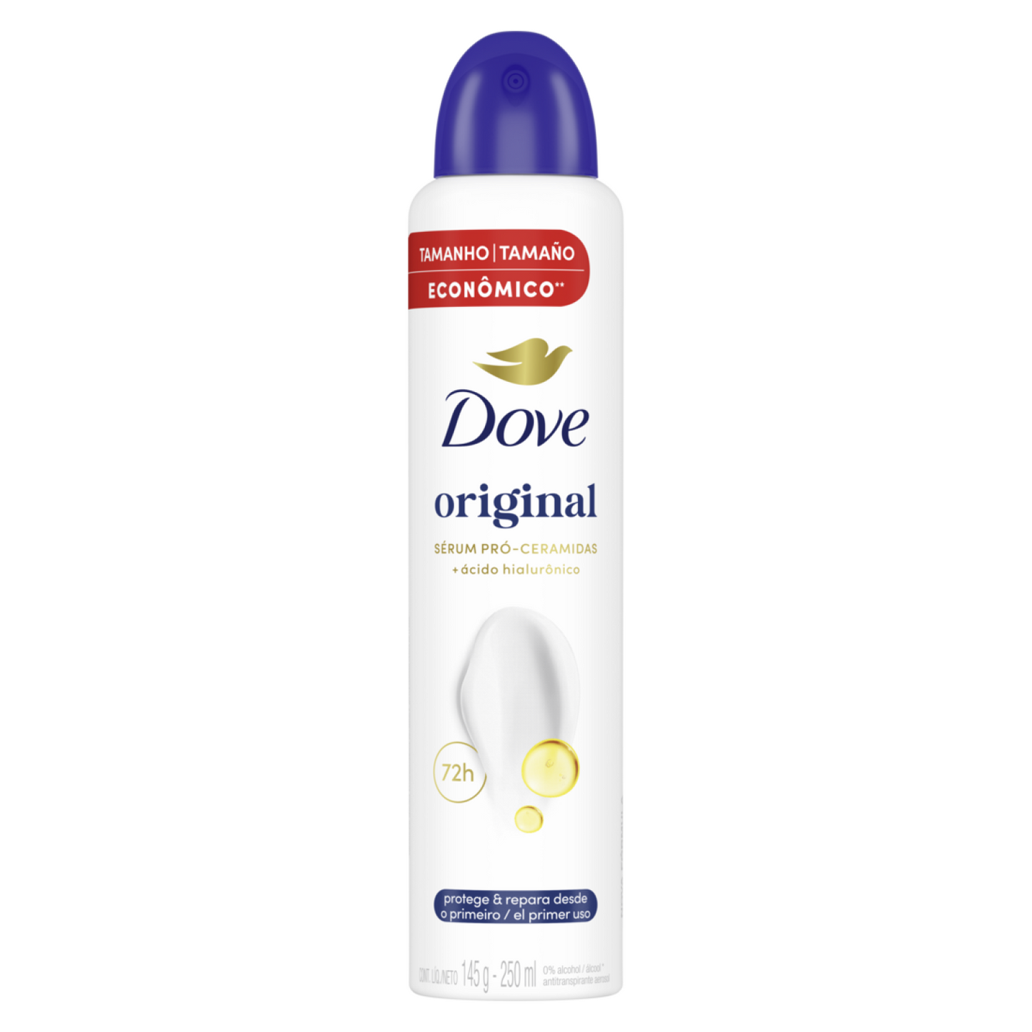 Desodorante en Aerosol Dove original jirafa 250 ml