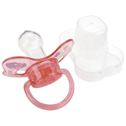 Chupete Kuka Rosa Neon T2 con protector + 6 meses
