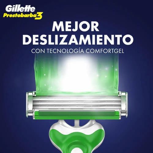 Afeitadora Gillette Prestobarba3 Sensitive 2 Unidades