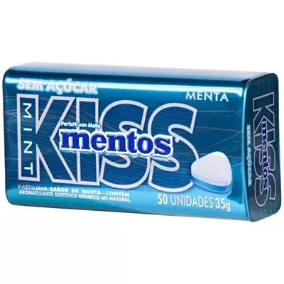 Caramelos de Menta Sin Azúcar Mentos Kiss Mint 35g