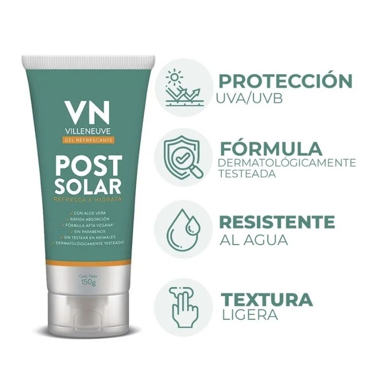 Gel refrescante Post Solar Villeneuve 150 gr