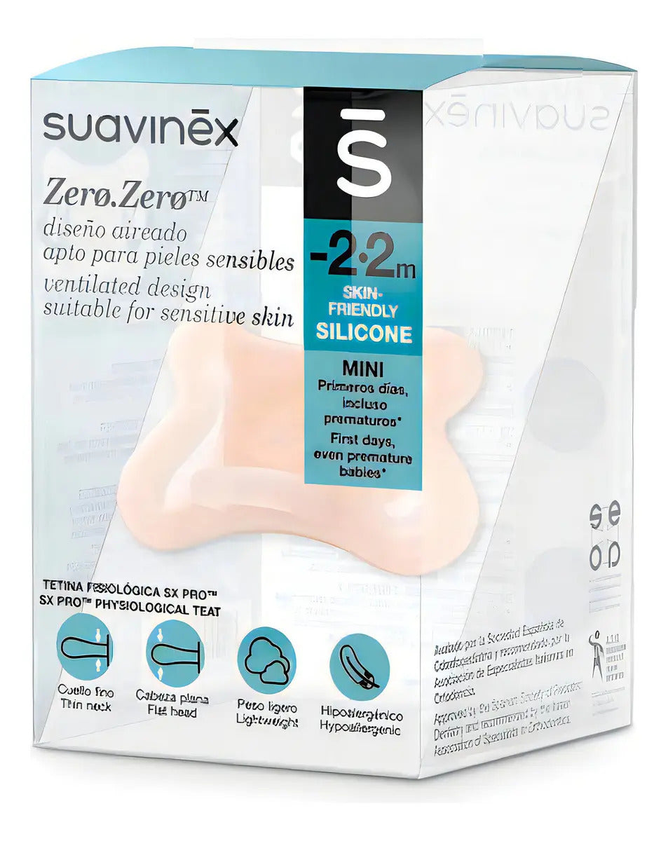 Chupete Fisiológico Silicona -2+2M Zero Zero Suavinex