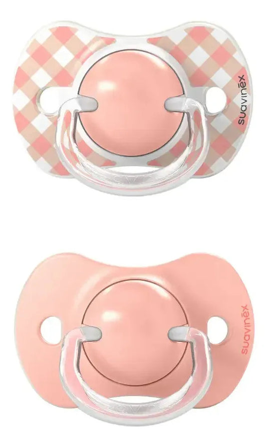 Chupete SX Pro Fisiológico 0-6M 2 Unidades Suavinex Rosa