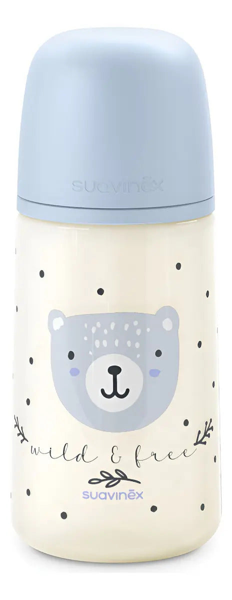 Mamadera SX PRO 270 ML 3-6M Oso Azul Suavinex