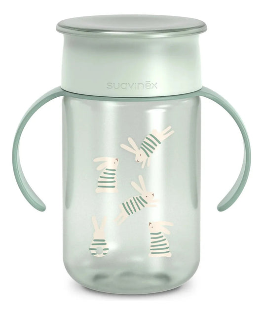 Vaso 360 Suavinex 340ml +12M Wonder Conejo Verde