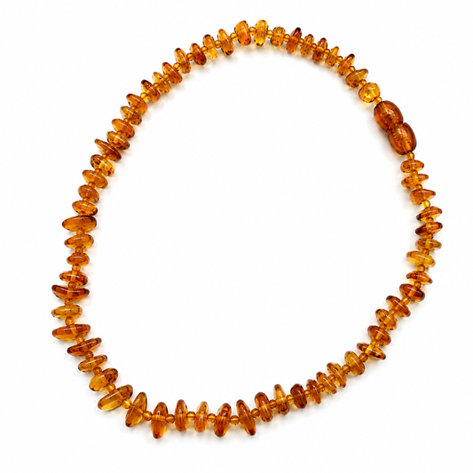 Collar Ámbar Natural - Color Marrón