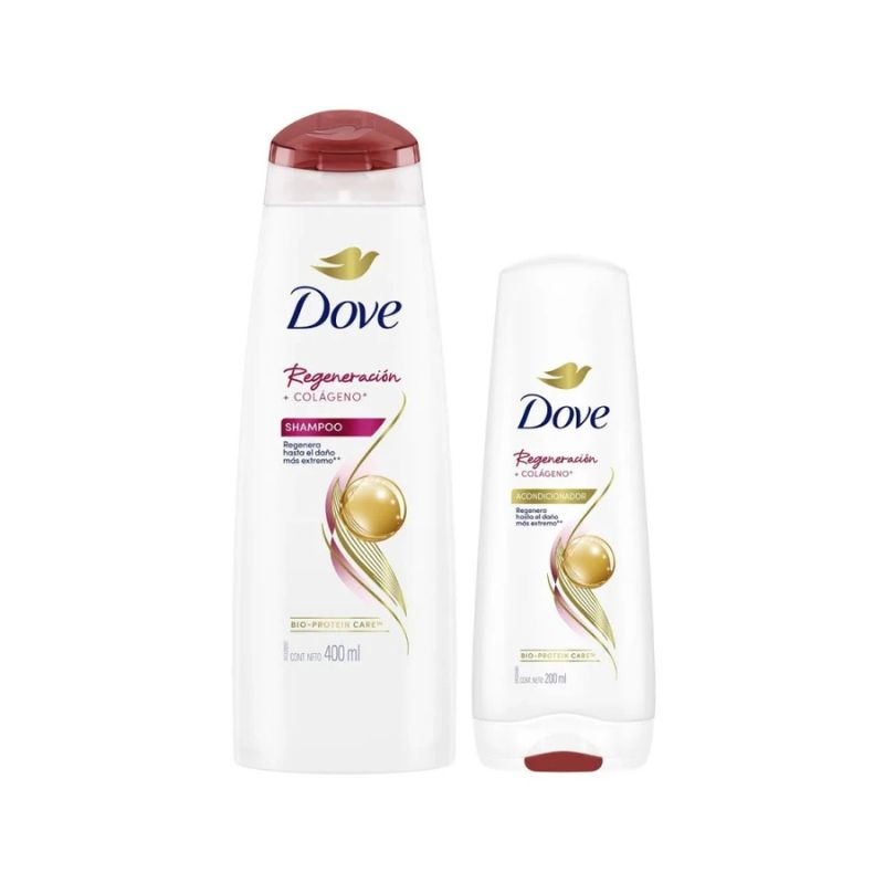 Shampoo Dove Regeneración Extrema 400 ml  + Acondicionador 200 ml