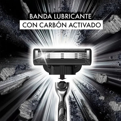 Afeitadora Gilette Prestobarba 3 Carbono Hombre 2 Unidades