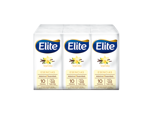 Pañuelos Elite x 6 unidades Esencia Vainilla