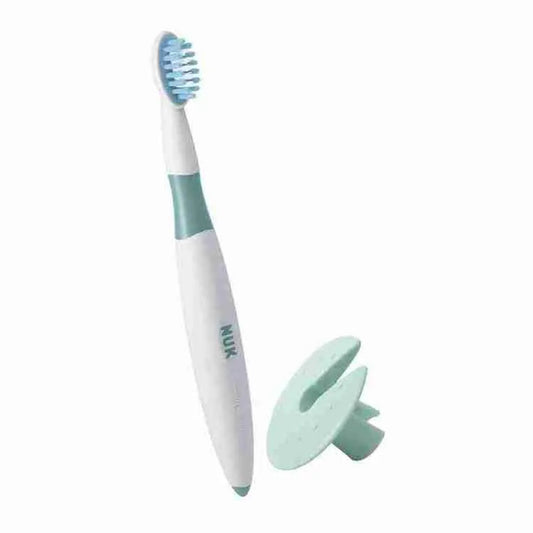 Cepillo Dental de Inicio NUK con Cerdas Suaves y Anillo de Seguridad +12 Meses