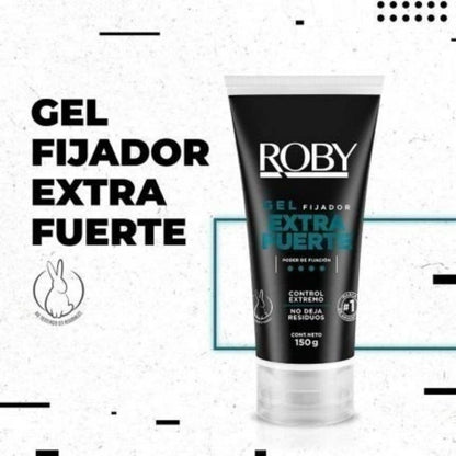 Gel Fijador fuerte poder de fijación, control extremo no deja resiudos 150gr