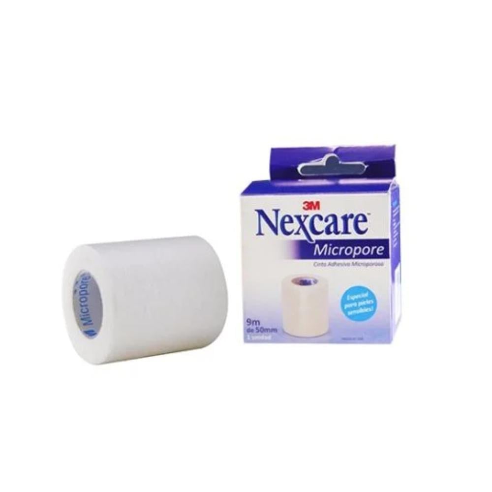 Cinta Leuco 3M Nexcare Transpore - 5 cm x 9 m