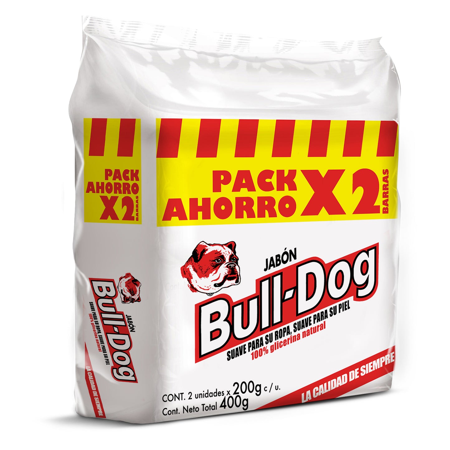 Bulldog Jabón en Barra – Pack x2 Unidades