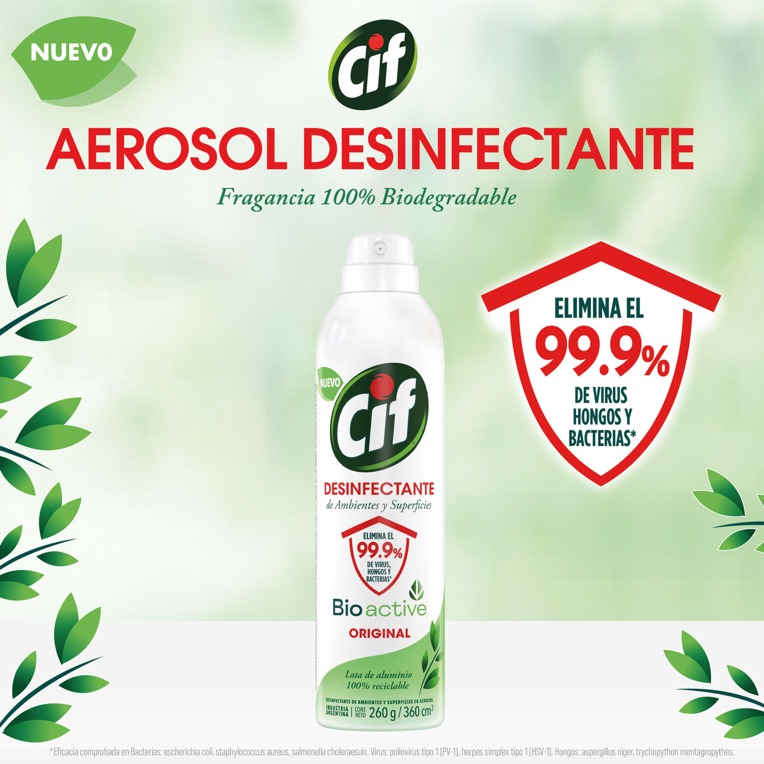 Desinfectante Aerosol Original Cif 360 Ml.