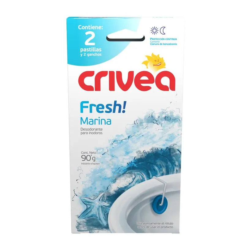 Desodorante inodoro Crivea fresh Marina  90 g - 2 Unidades