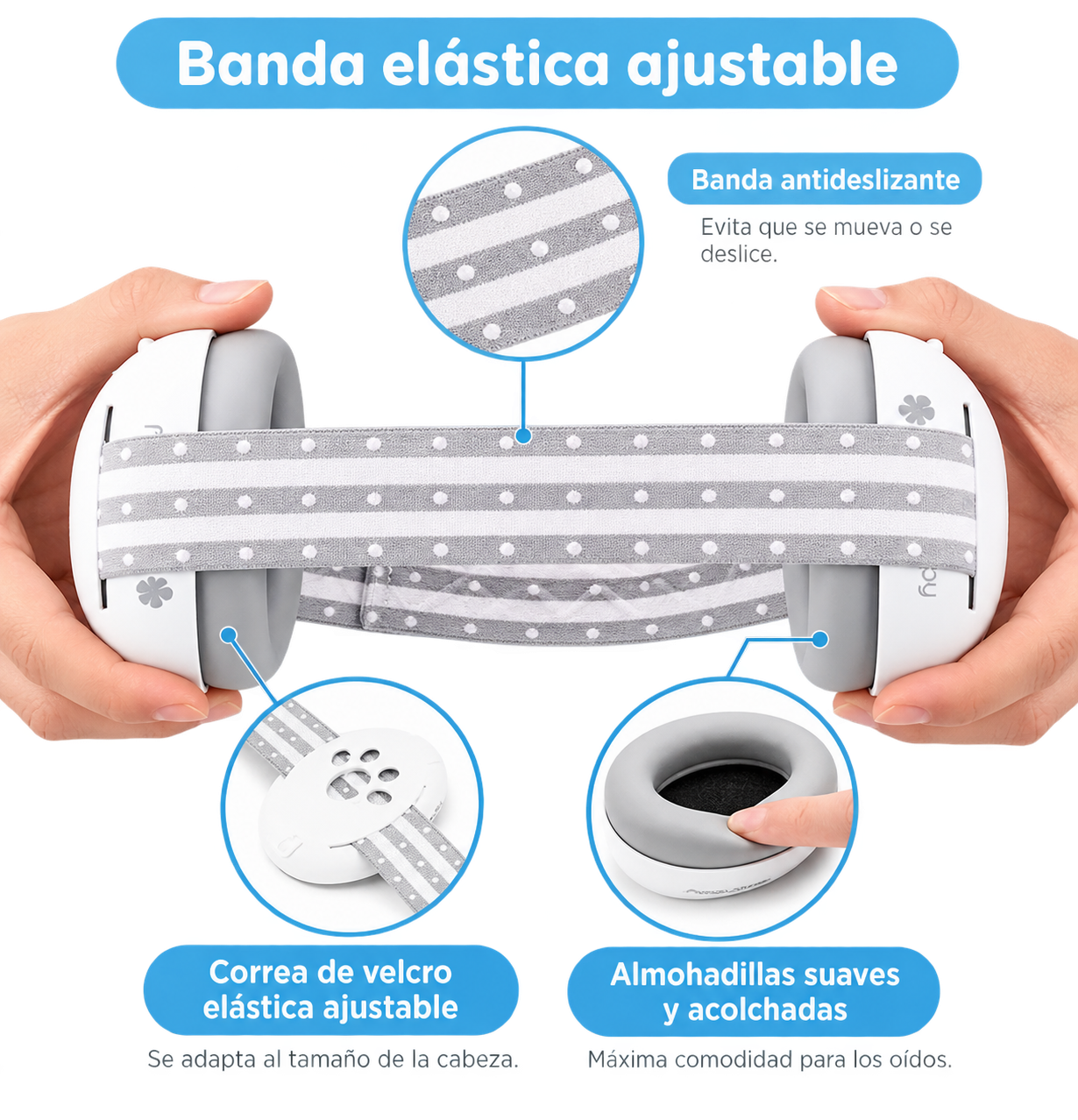 Orejeras Aislantes de Ruido para Bebé