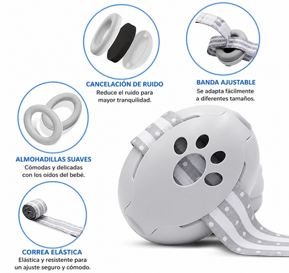 Orejeras Aislantes de Ruido para Bebé