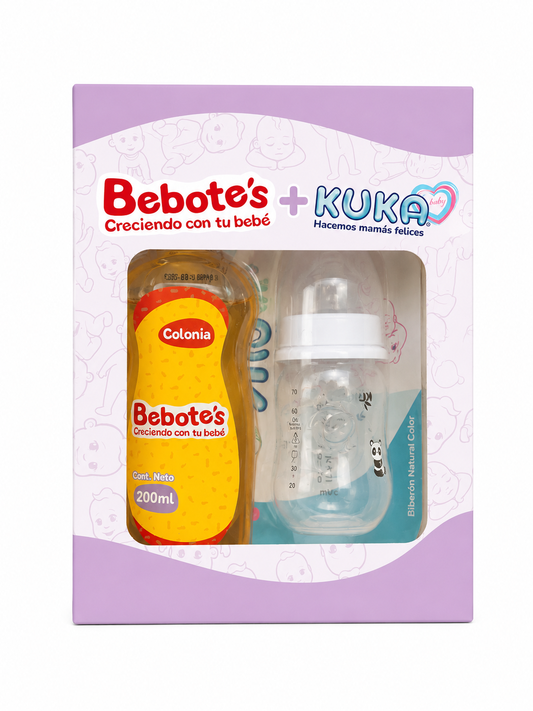 Kit Colonia Bebotes 200ml Manzanilla + Mema Kuka 70ml