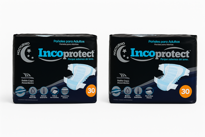 Pañales para Adultos Incoprotect G Nocturnos -60 Unidades