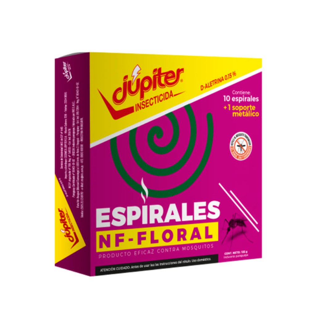 Espirales Jupiter Floral - 10 unidades