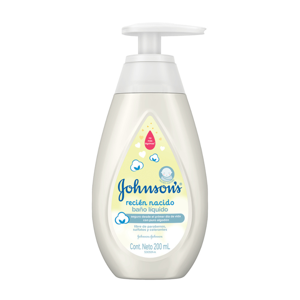 Jabón liquido Johnson Recién Nacido - 200 ml