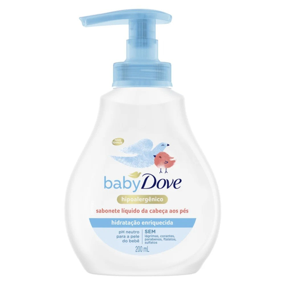 Jabón Liquido Baby Dove con Gatillo - 200 ml