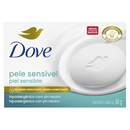 Jabón En Barra Dove Piel Sensible 90g