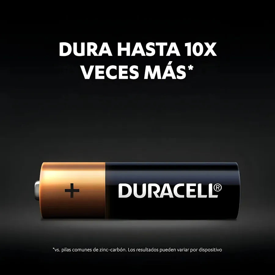 Pilas Duracell AA 4 Unidades