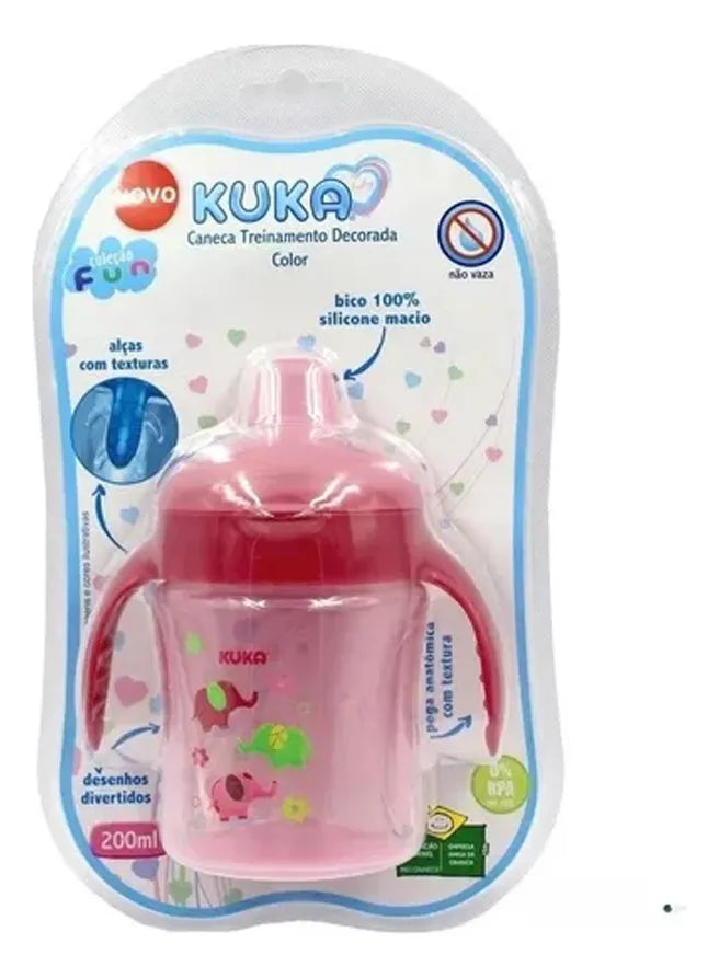 Vaso de Entrenamiento 200 ml Kuka – Rosa
