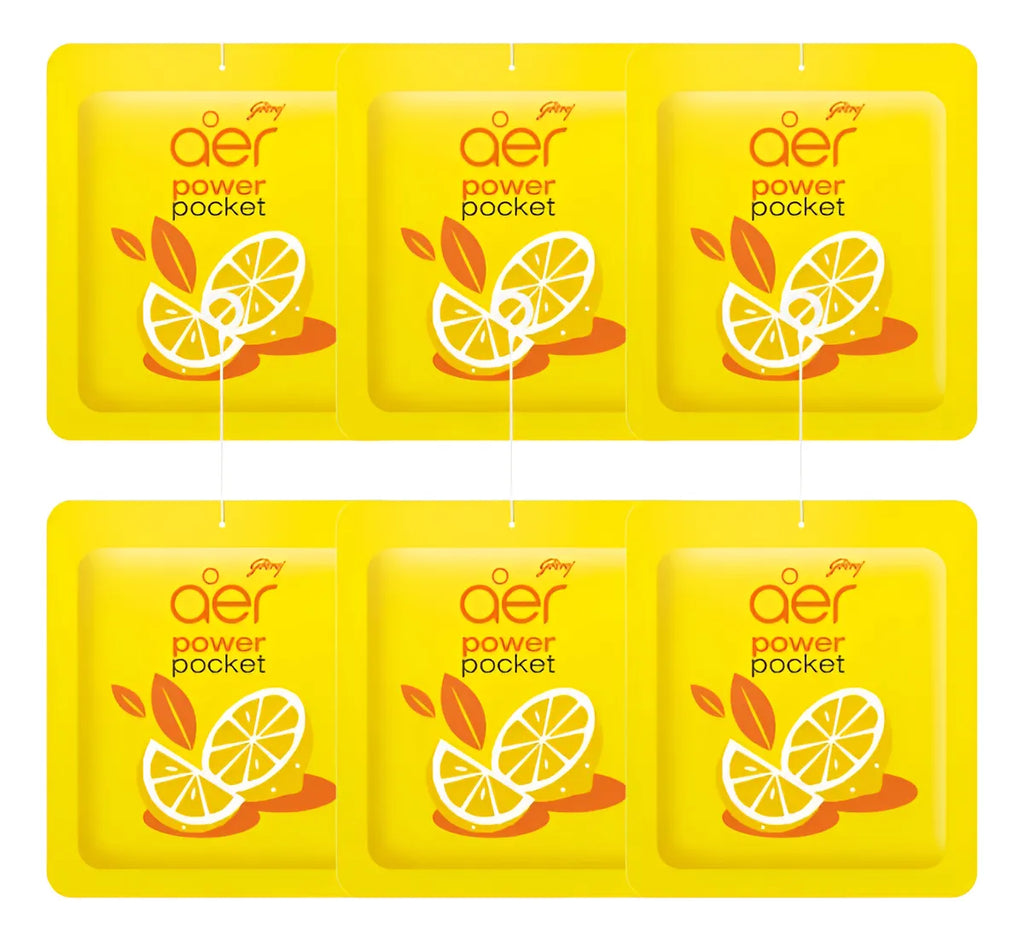 Aeomatizador de ambiente AER power pocket Frescura Citrica 6 unidades