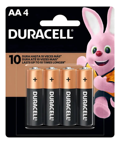 Pilas Duracell AA 4 Unidades