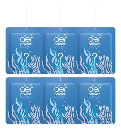 Aromatizador de ambiente AER power pocket Brisa Marina 6 unidades