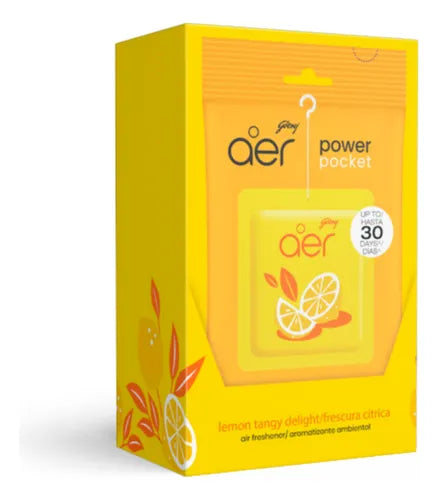 Aeomatizador de ambiente AER power pocket Frescura Citrica 6 unidades
