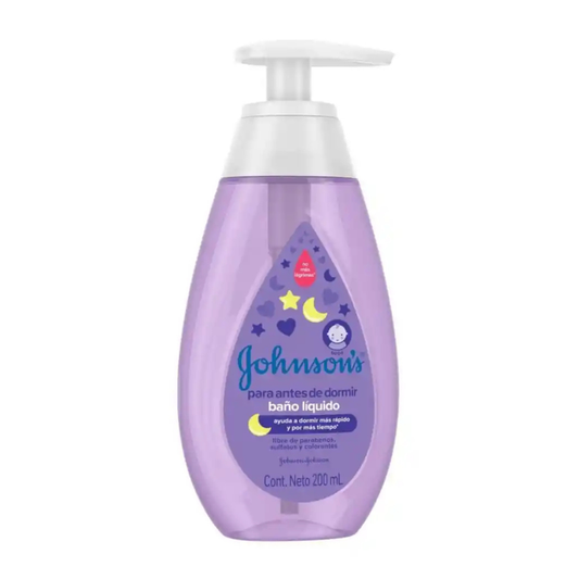 Jabón liquido Johnson Antes de Dormir Violeta - 200 ml